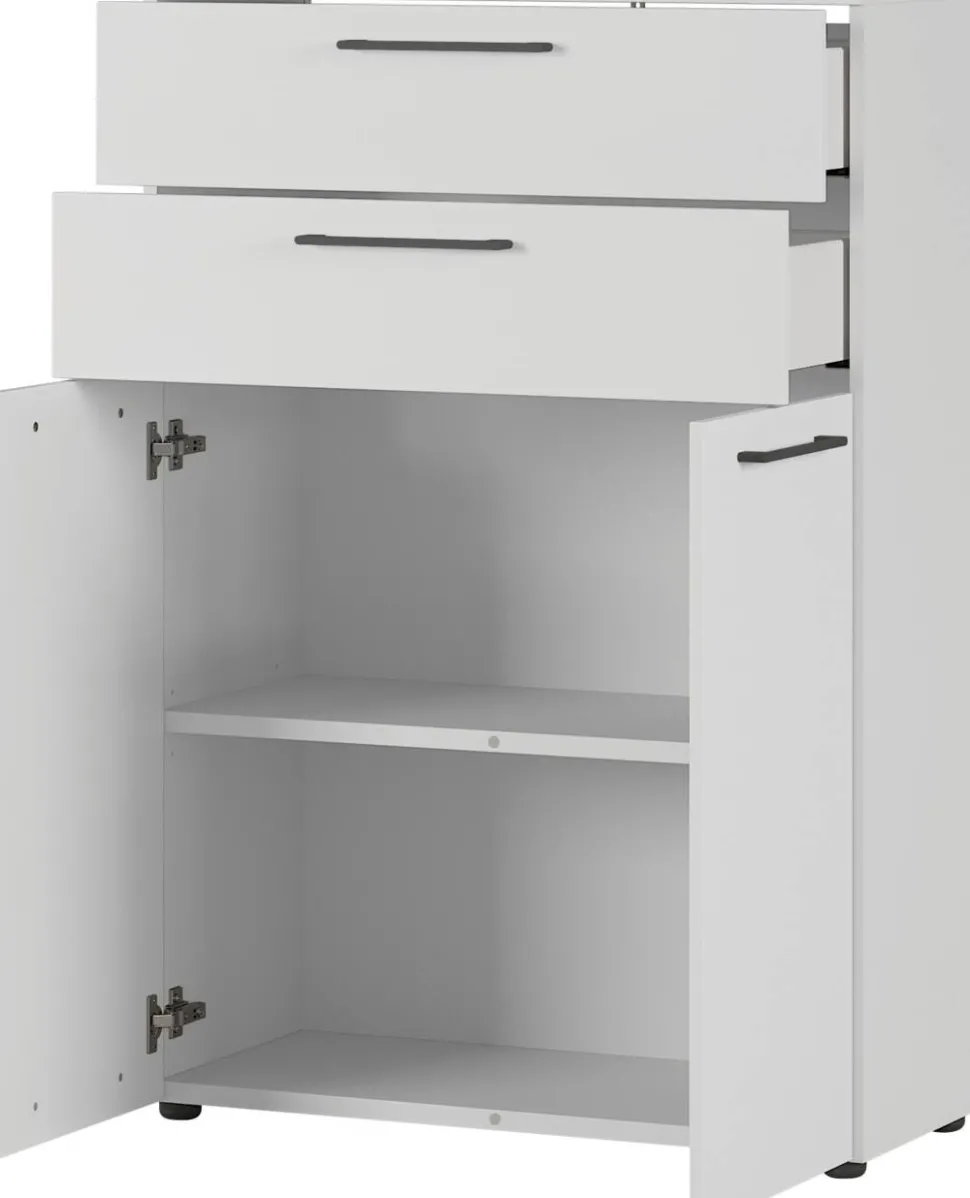 GERMANIA kast Agenda laden 4233-69 lichtggrijs 800 x 400 x 1.200 mm
