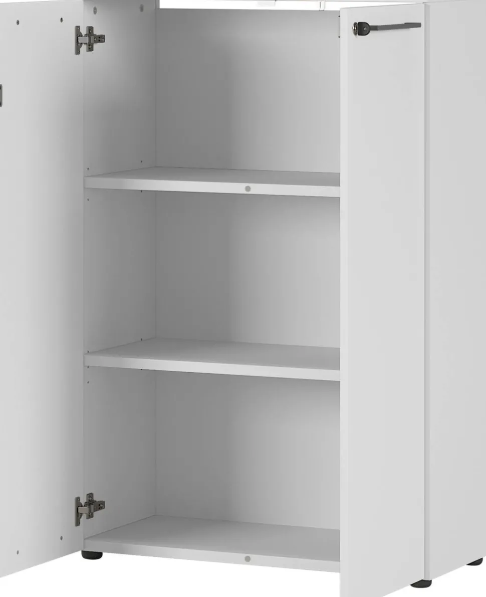 GERMANIA kast Agenda laden 4232-69 lichtgrijs 800 x 400 x 1.200 mm