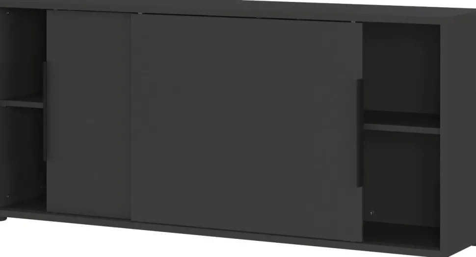 GERMANIA Kast met schuifdeuren 4373-547 Grafiet 1.600 x 400 x 740 mm