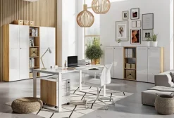 GERMANIA Ladeblok Navarra-eiken, wit 400 x 500 x 550 mm
