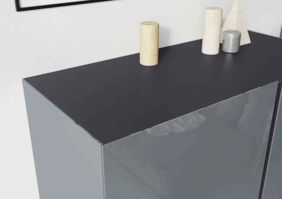 Germania ladekast 2526-587 grijs, zilver 940 x 430 x 1,030 mm