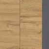 GERMANIA Melamine Draaideurkast Afsluitbaar 800 x 400 x 1.200 mm Bruin, grafiet