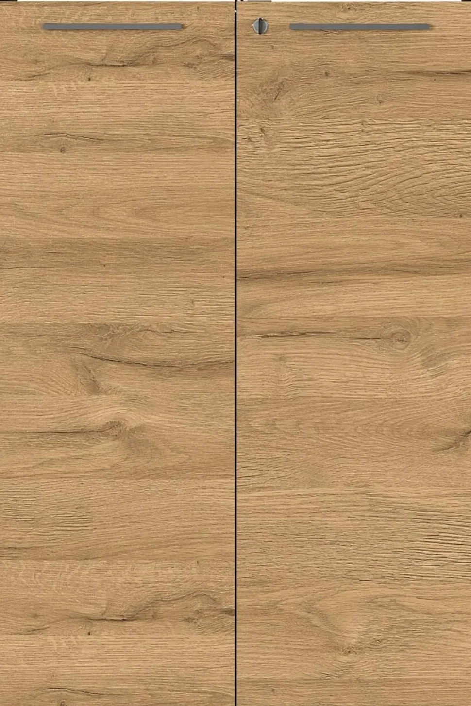 GERMANIA Melamine Draaideurkast Afsluitbaar 800 x 400 x 1.200 mm Bruin, grafiet