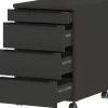 GERMANIA Mobiel ladeblok 4377-547 4 Lades Grafiet 420 x 600 x 630 mm