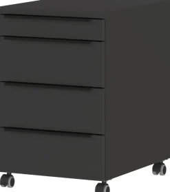 GERMANIA Mobiel ladeblok 4377-547 4 Lades Grafiet 420 x 600 x 630 mm