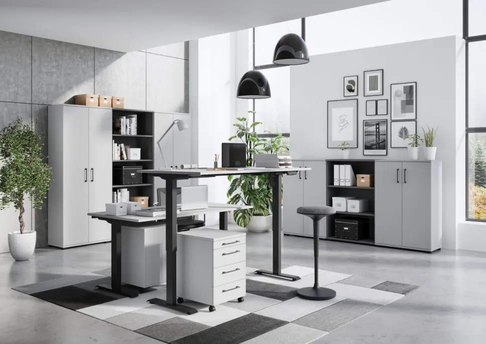 GERMANIA PROFI 2.0 Archiefkast 800 x 400 x 2.000 mm Lichtgrijs