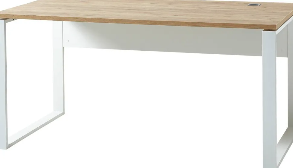 GERMANIA thuiskantoorbureau Lioni lichtbruin, eiken 1.200 x 1.170 x 750 mm
