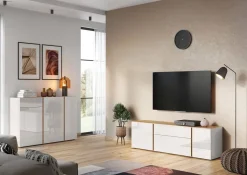 Germania wandkast 2529-575 beige, lichtbruin, eiken 1,520 x 430 x 1,030 mm