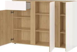 Germania wandkast 2529-575 beige, lichtbruin, eiken 1,520 x 430 x 1,030 mm