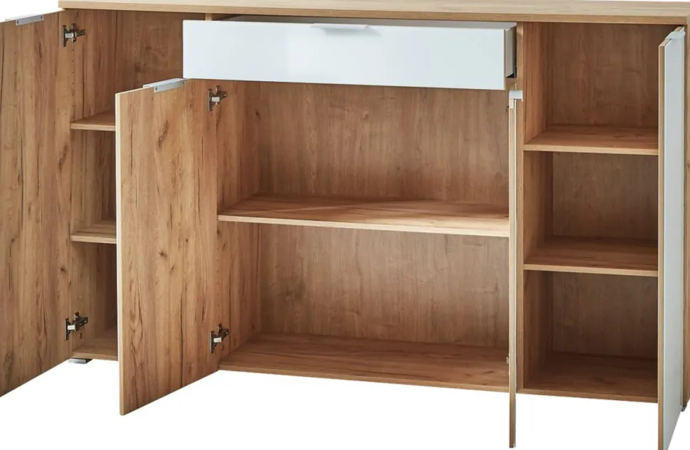Germania wandkast 3983-242 beige, wit, eiken 1,780 x 400 x 1,050 mm