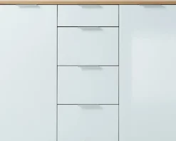 Germania wandkast 3982-242 beige, wit, eiken 1,340 x 400 x 1,050 mm