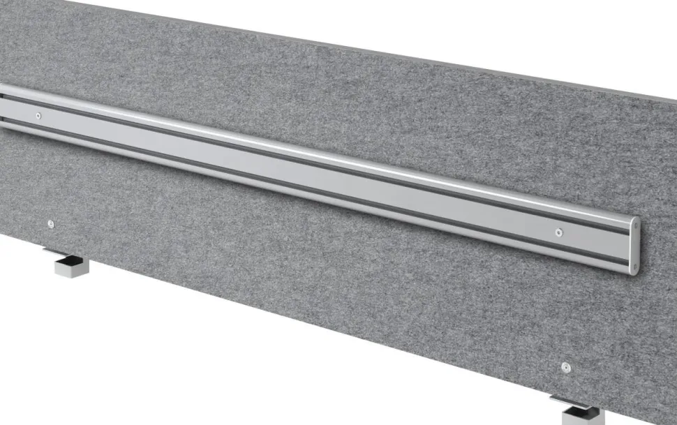 Hammerbacher Akoestische organisatiewand ARO16 Grijs 1595 mm x 50 mm x 500 mm