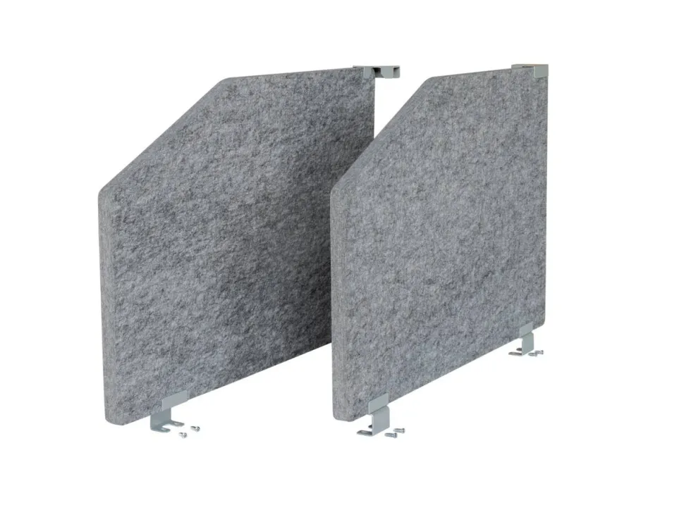 Hammerbacher Akoestische wand VARS2 Grijs 735 mm x 500 mm x 500 mm