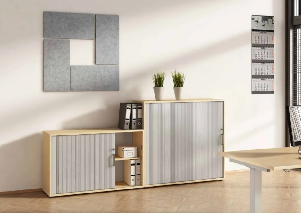 Hammerbacher Akoestische zeshoeken Grijs 170 mm x 160 mm x 150 mm