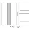 Hammerbacher Archiefkast 1.200 x 400 x 748 mm