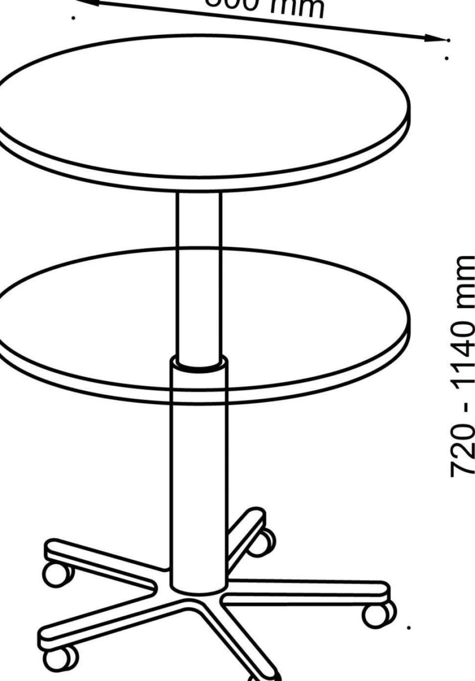 Hammerbacher Conferentietafel VST08/W/C Wit, zilver