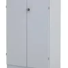 Hammerbacher Draaideurkast Melamine 2 Planken Afsluitbaar 800 x 420 x 1.270 mm Grijs