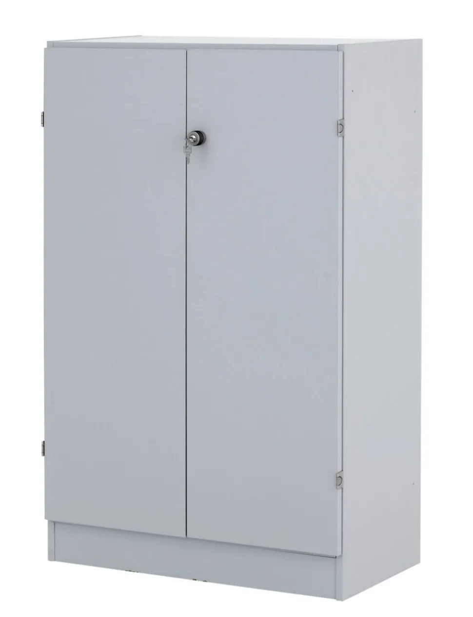 Hammerbacher Draaideurkast Melamine 2 Planken Afsluitbaar 800 x 420 x 1.270 mm Grijs