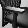 Hammerbacher Draaistoel Mesh In hoogte verstelbare armleuning Zwart 140 kg VSDS2 640 mm x 1.190 mm