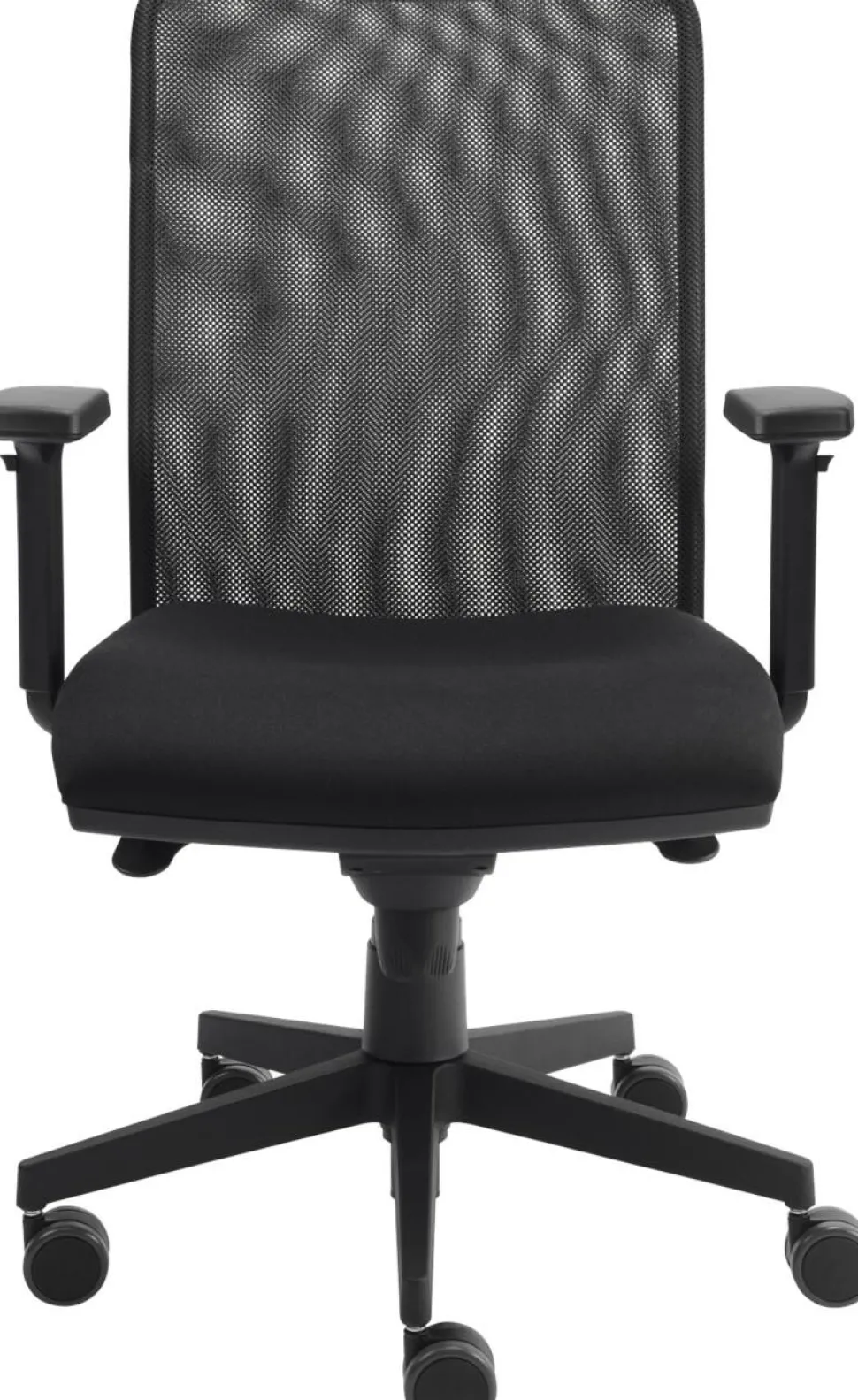 Hammerbacher Draaistoel Mesh In hoogte verstelbare armleuning Zwart 140 kg VSDS2 640 mm x 1.190 mm