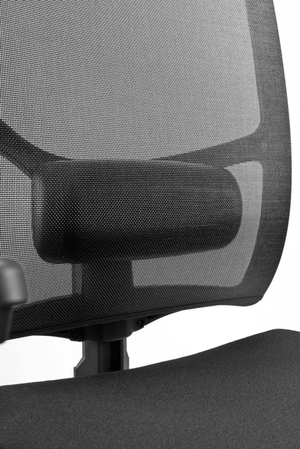 Hammerbacher Draaistoel Synchroonmechanisme Mesh In hoogte verstelbare armleuning Zwart 150 kg VSDP2 700 mm x 1.330 mm