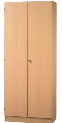 Hammerbacher Future Archiefkast Gemelamineerde spaanplaat 4 Planken Afsluitbaar 800 x 420 x 2.004 mm Beuken Bruin