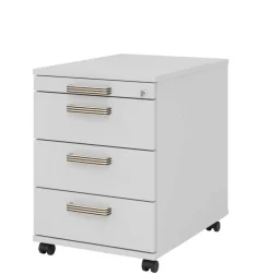 Hammerbacher Future Mobiel ladeblok 4 Lades Afsluitbaar 428 x 580 x 590 mm