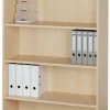 Hammerbacher Gemelamineerde spaanplaat Boekenkast 4 Planken 1.000 x 400 x 2.004 mm Bruin Ahorn
