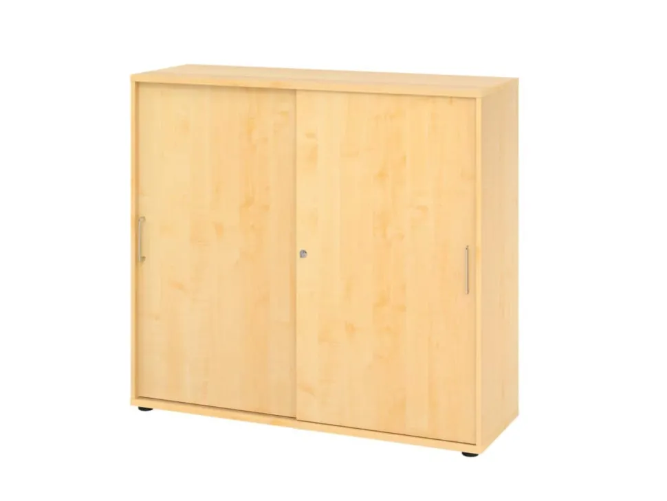 Hammerbacher Kast 4 Planken Afsluitbaar Ahorn Esdoorn