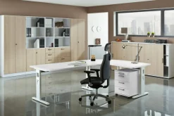 Hammerbacher Matrix Bureau-uitbreiding Esdoorn 600 x 800 x 720 mm