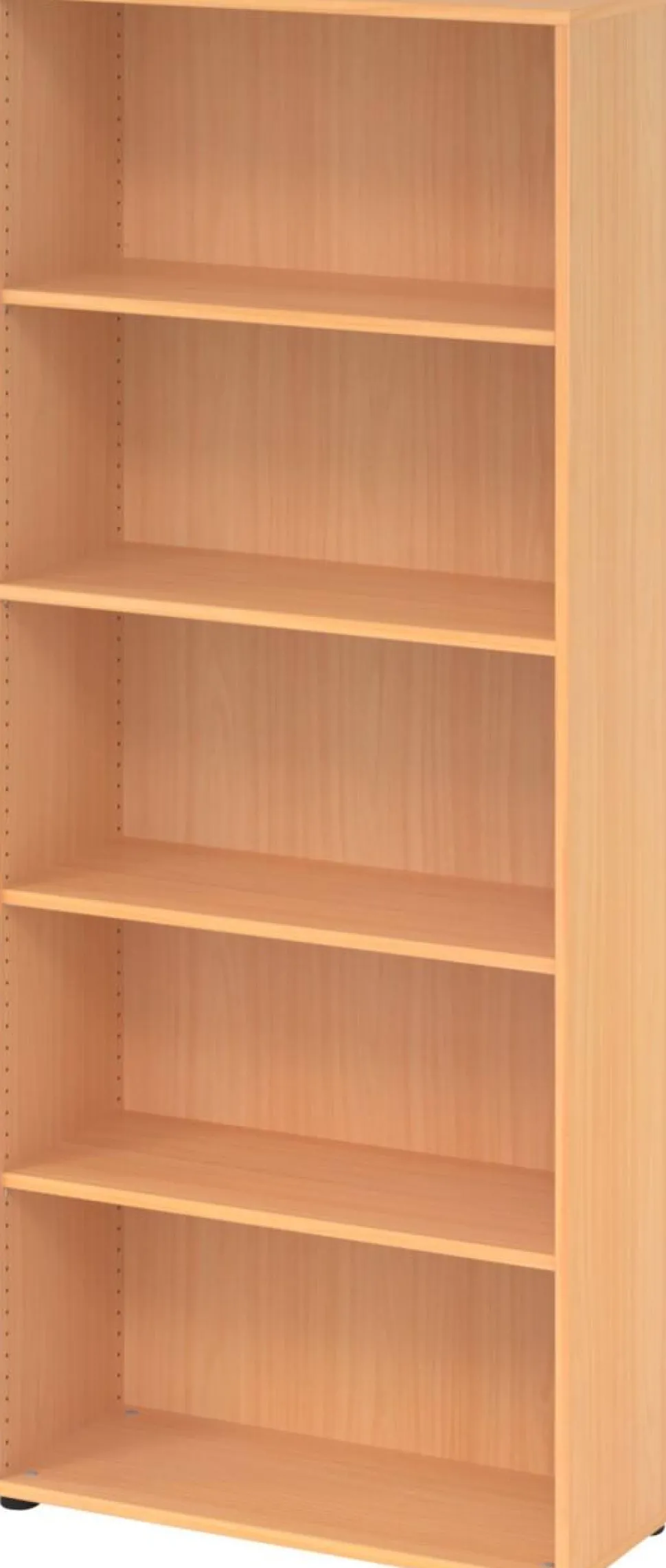 Hammerbacher Matrix Gemelamineerde spaanplaat Boekenkast 4 Planken 800 x 330 x 1.880 mm Bruin Beuken