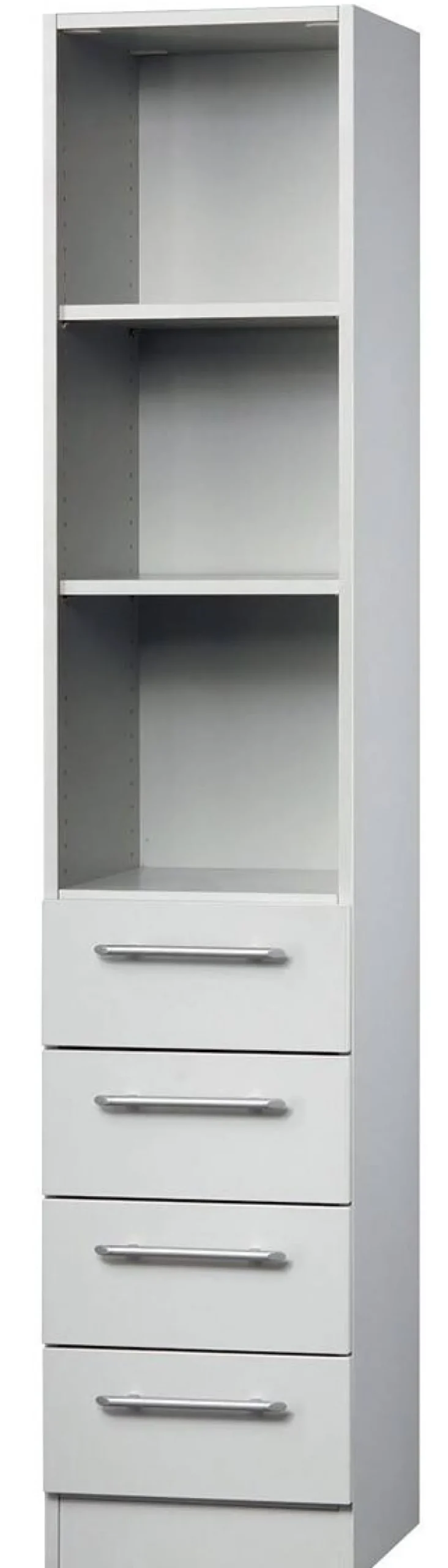Hammerbacher Matrix Gemelamineerde spaanplaat Archiefkast 2 Planken 406 x 420 x 2.004 mm Grijs