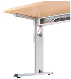 Hammerbacher Matrix VOS Hoogteverstelbaar Bureau Rechthoekig Beuken C-Voet 1.600 (B) x 800 (D) x 850 (H) mm Spaanplaat, Staal