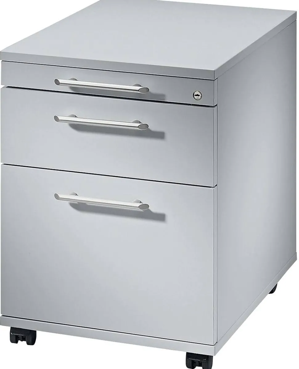 Hammerbacher Mobiel ladeblok AC20/5 Lichtgrijs 428 x 580 x 590 mm