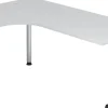 Hammerbacher O-Serie VOS Hoogteverstelbaar Hoekbureau Vrije vorm Wit C-Voet 2,000 (B) x 1,200 (D) x 850 (H) mm Spaanplaat, Staal