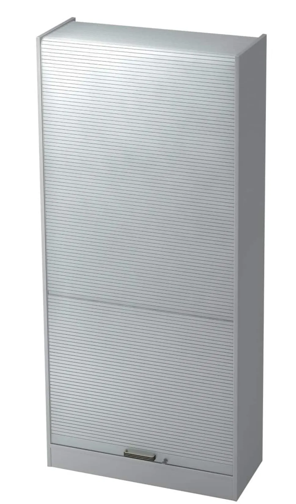Hammerbacher Roldeurkast SET90 Grijs, zilver 900 x 400 x 2.004 mm
