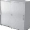 Hammerbacher Schuifdeurkast 1735S RE Lichtgrijs 1.200 x 400 x 1.100 mm