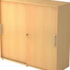 Hammerbacher Schuifdeurkast 1735S RE Beuken 1.200 x 400 x 1.100 mm