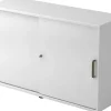 Hammerbacher Schuifdeurkast Spaanplaat 1 Plank Afsluitbaar 1.200 x 400 x 748 mm Wit