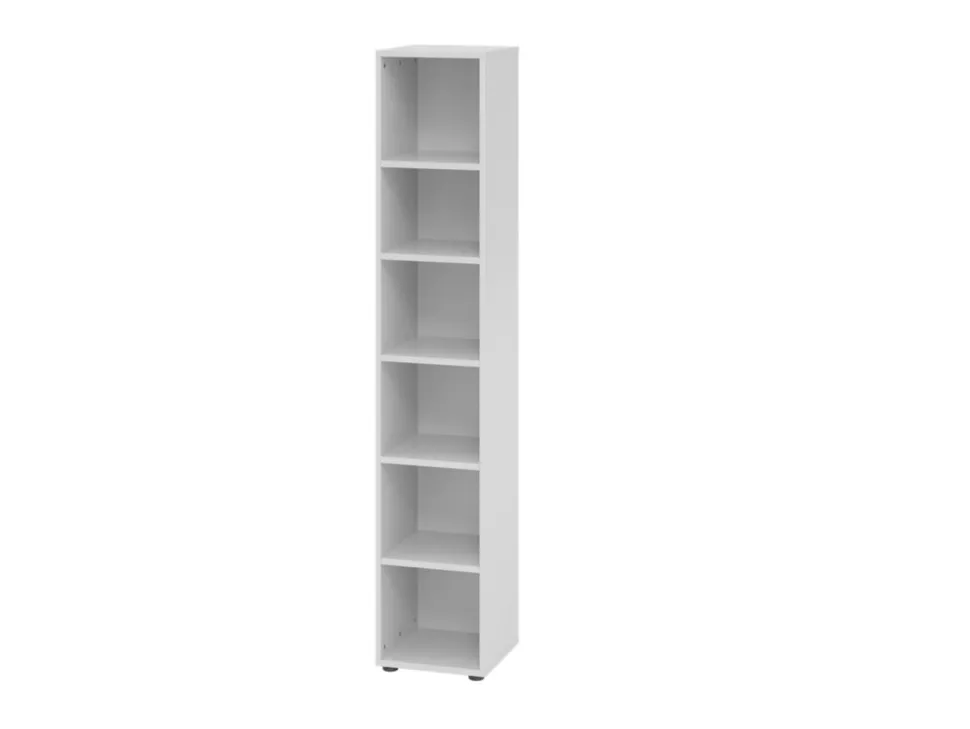 Hammerbacher Spaanplaat Boekenkast 5 Planken Grijs