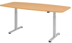 Hammerbacher Vergadertafel XMST22/6/6 Beuken 1.050 x 2.200 x 830 mm