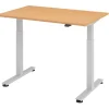 Hammerbacher XMST VXMST Elektrisch hoogteverstelbaar Zit-sta-bureau Rechthoekig Beuken T-Voet 1,200 (B) x 800 (D) x 1,200 (H) mm Spaanplaat, Staal