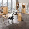 Hammerbacher XS-Serie Bureau Vierkant Beuken C-Voet 800 (B) x 800 (D) x 720 (H) mm Gemelamineerde spaanplaat