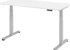 Hammerbacher Zit-sta bureau XDSM19/W/S Wit 1.800 x 800 x 635 mm