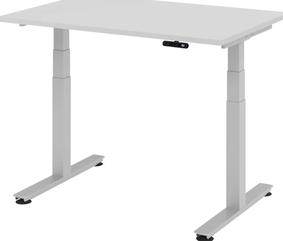 Hammerbacher Zit-sta bureau XDSM12/5/S Grijs 1.200 x 800 x 635 mm