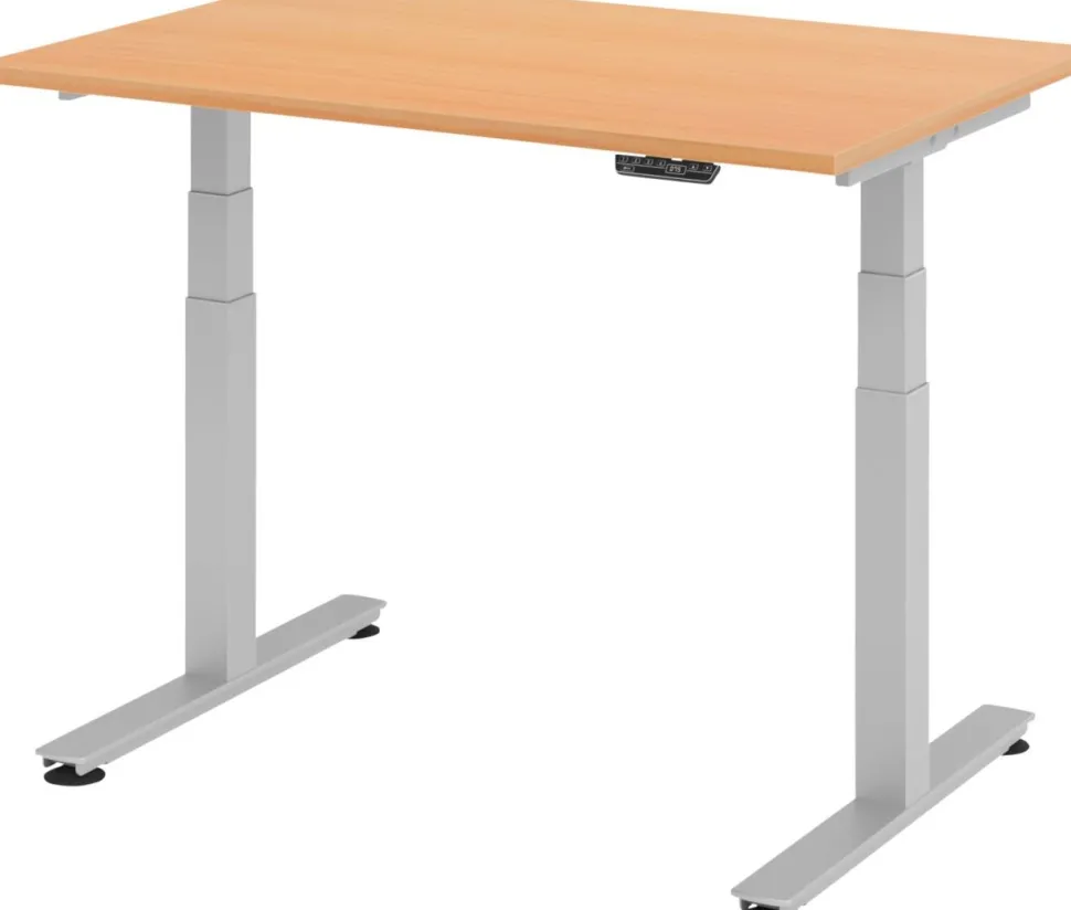 Hammerbacher Zit-sta bureau XDSM12/6/S Beuken 1.200 x 800 x 635 mm