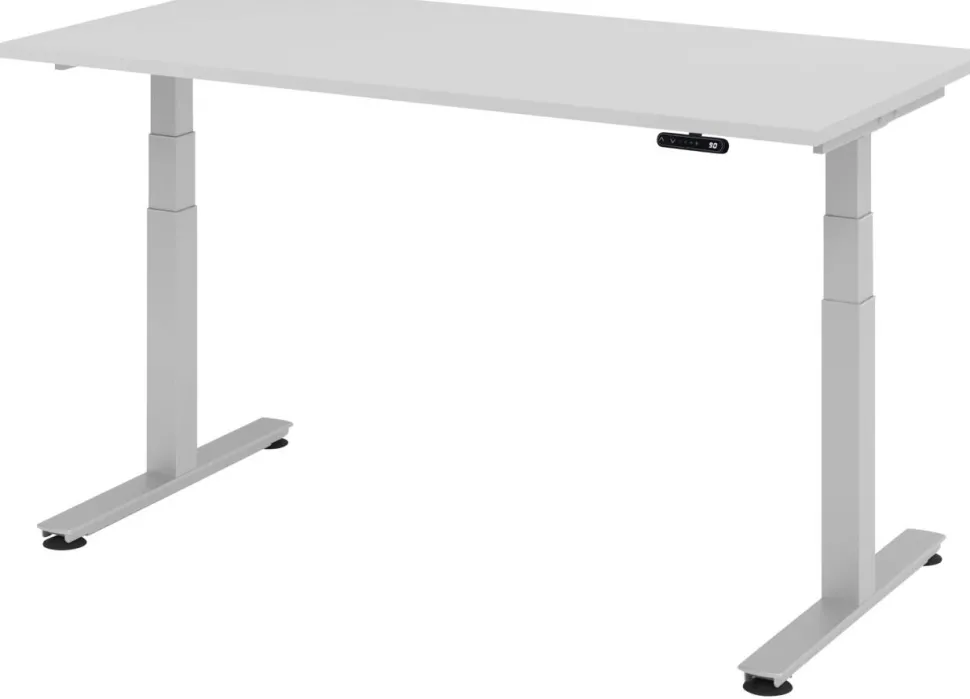 Hammerbacher Zit-sta bureau XDSM16/5/S Grijs 1.600 x 800 x 635 mm