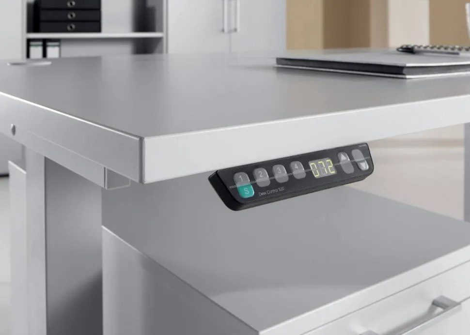 Hammerbacher Zit-sta bureau Ergonomic Aktiv XDSM Wit 1.600 x 800 x 635 mm