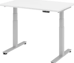Hammerbacher Zit-sta bureau XDSM12/W/S Wit 1.200 x 800 x 635 mm