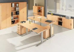 Hammerbacher Zit-sta bureau XDSM19/6/S Beuken 1.800 x 800 x 635 mm